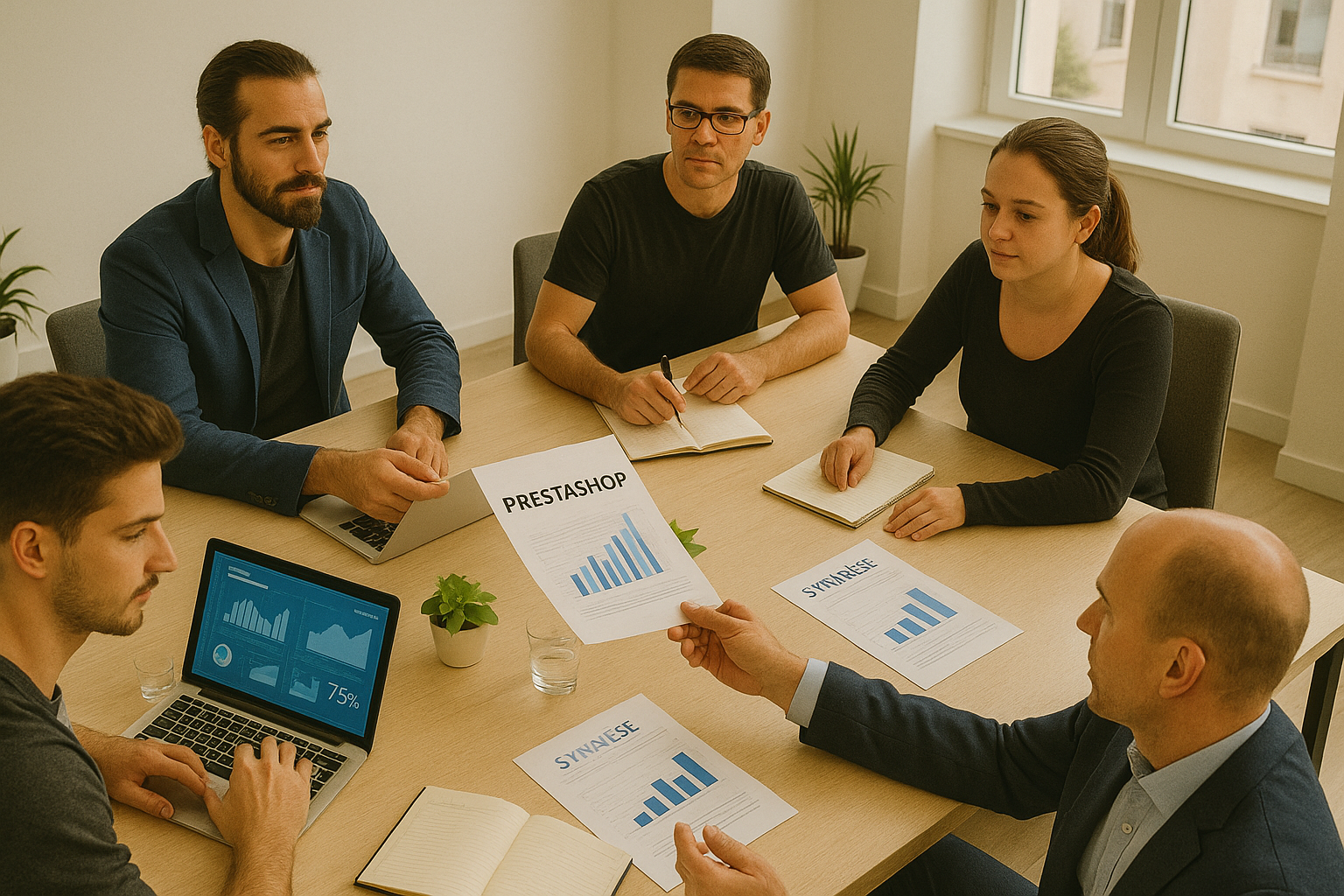 Cadre de travail : discovery, diagnostic, priorisation, sprints, mesure.