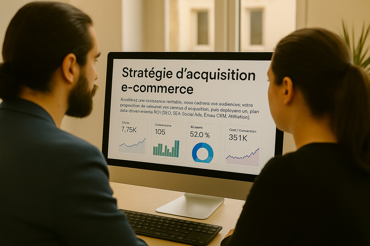 SERP Google, audit technique, contenus et netlinking : positions, trafic, conversions.